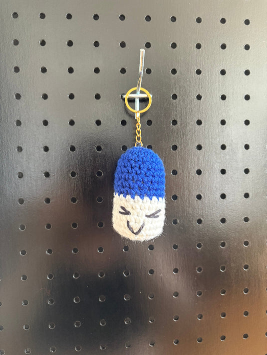 Pill key chain