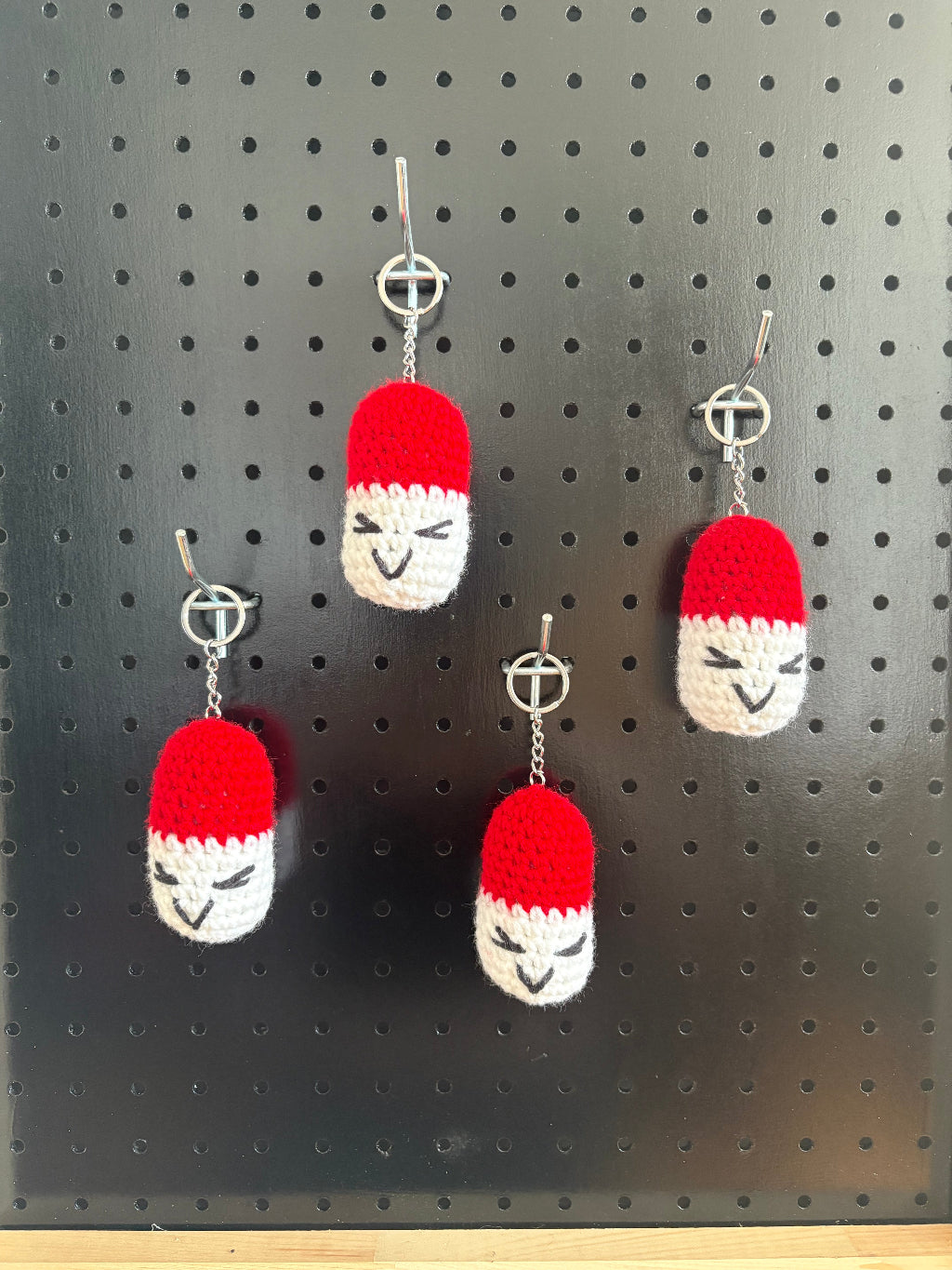 Pill key chain